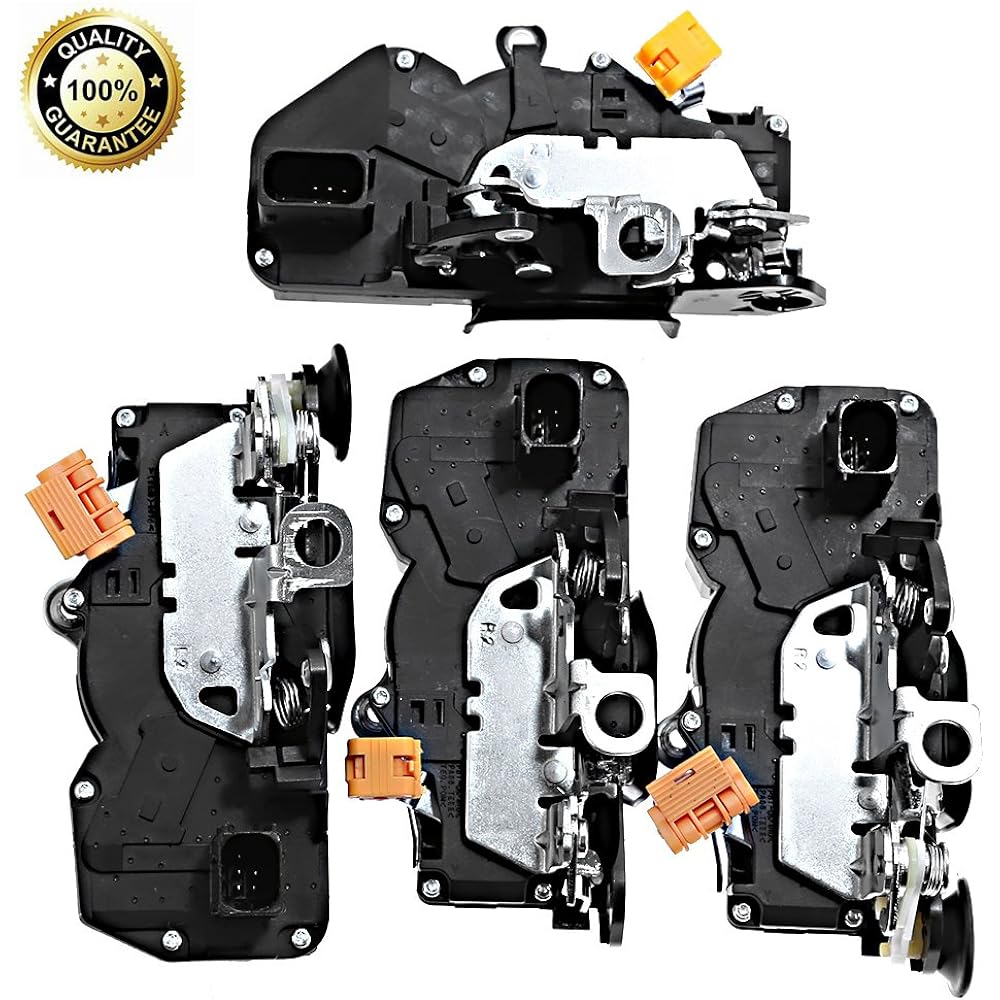 Right & left (4) Powered Alock Latch actuator, Chevrolet GMC Cadillac 2007-2009 model.