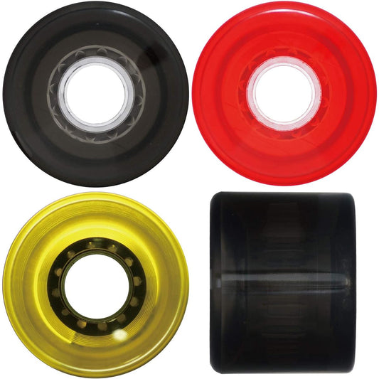 OMG! Skateboard Soft Wheels 78A Surf Skate for Cruising Blank Plain Skateboard Set of 4 PENNY Perfect for Penny