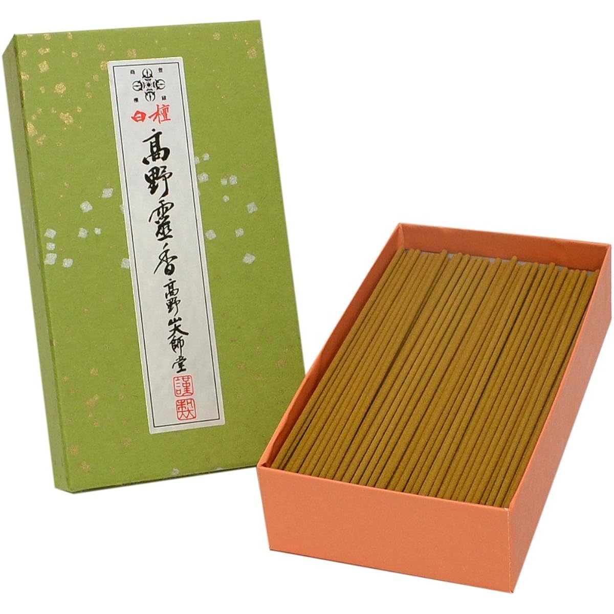 Koyasan Daishido incense sticks, finest sandalwood Takano Reika, 5 inch large box