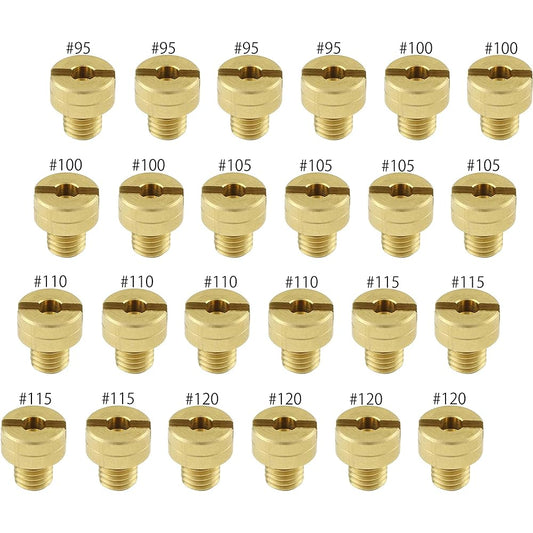 POSH Motorcycle Supplies Main Jet 6 Oversize Main Jet Set Mikuni (Marudai) TM/TMR/MJN24/TDMR/VM22 (8X9) 720895-10