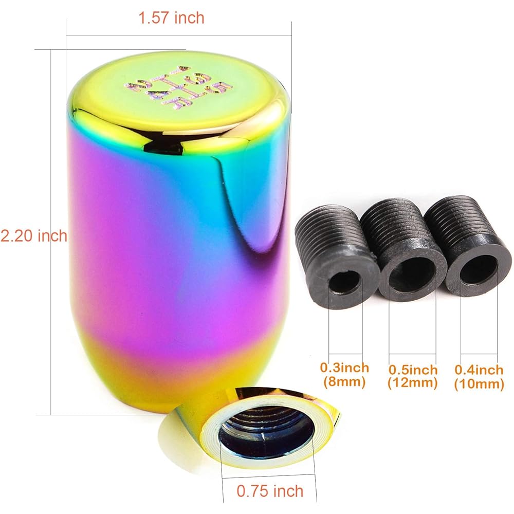 ARENBEL 5 -speed short shift knob aluminum jin gut guts shifter lever handle most MT cars fit color