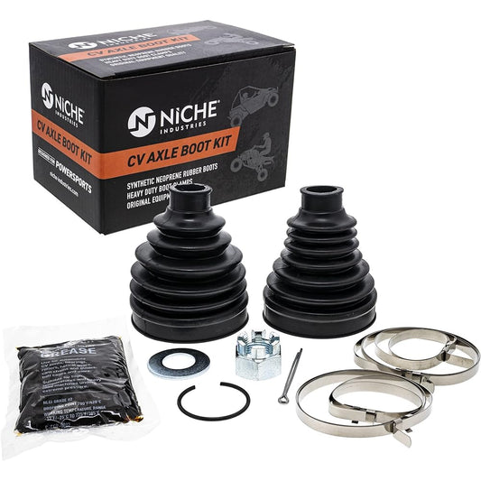 NICHE Rear CV Axle Boot Kit Polaris 220332 2203547 RZR 800 EFI UTV