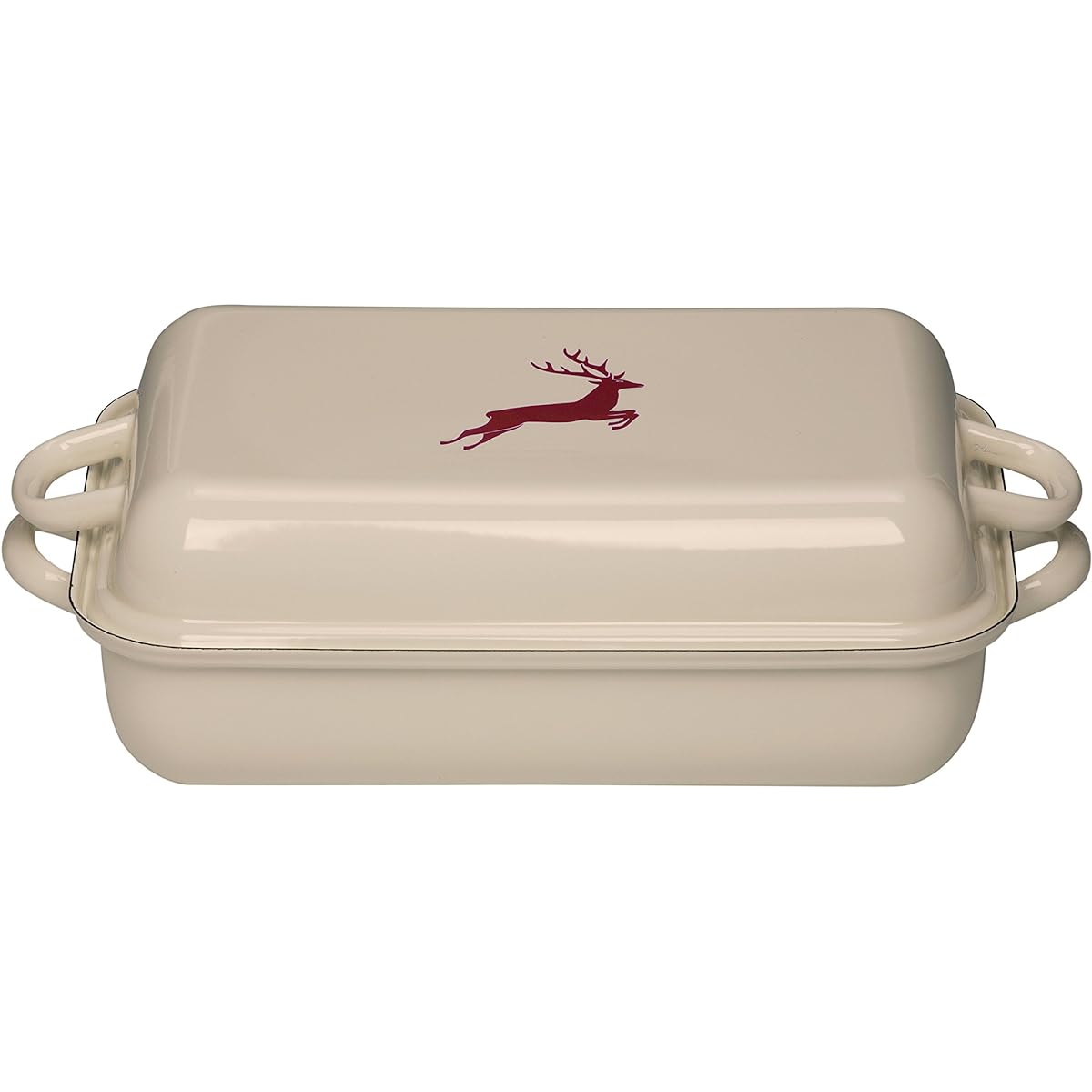 RIESS Lid HIRSCH Red 1kg Lid 26/37 and frying pan 0105-071