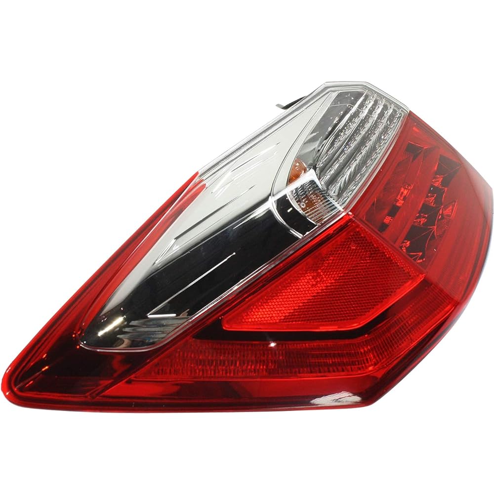 EVAN FISCHER side Outer tail light assembly 2013-2015 Compatible with Honda cord sedan with light bulb