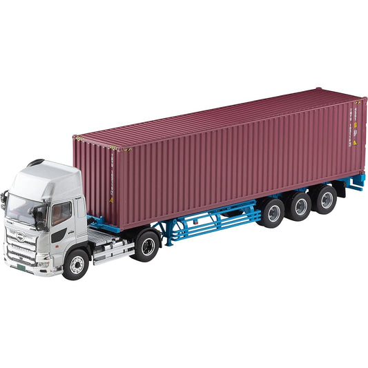 TOMYTEC Tomica Limited Vintage Neo 1/64 LV-N292a Hino Profia 40ft Marine Container Trailer Toho Sharyo TC36H1C34 Silver Finished Product