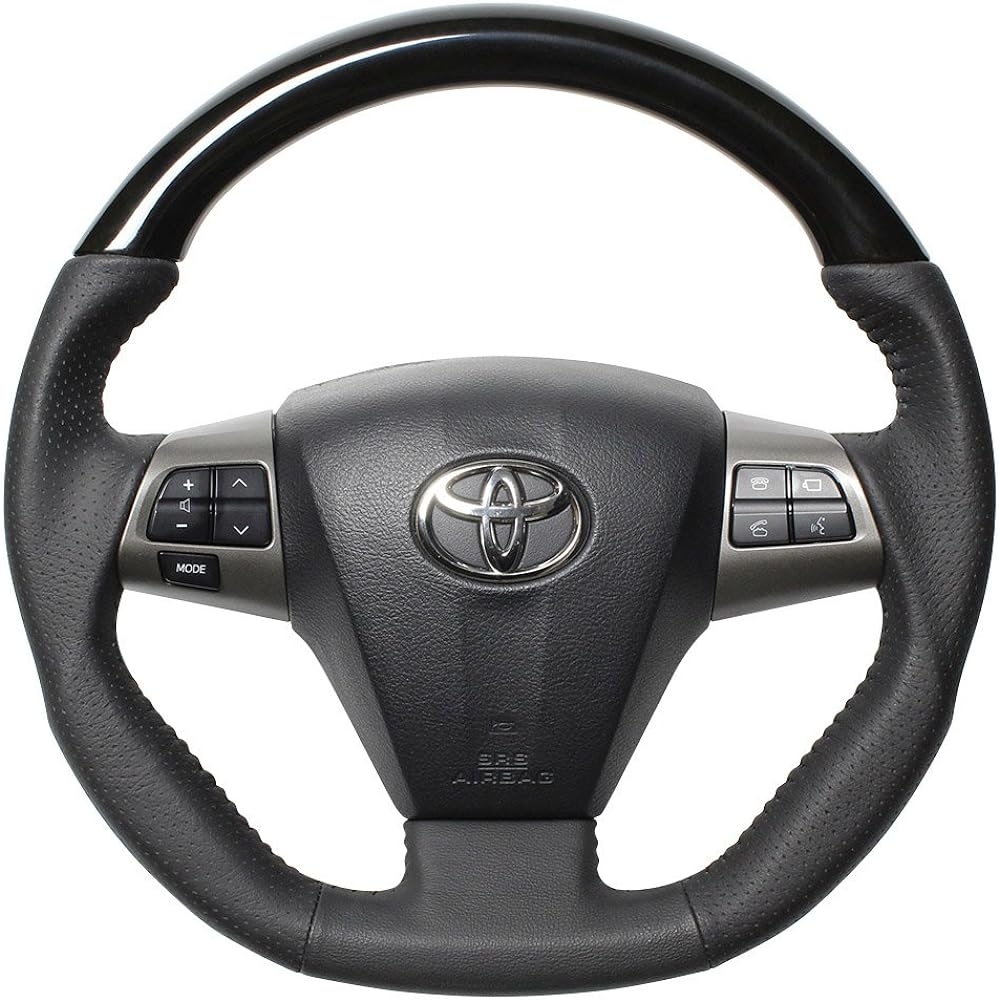 REAL Steering [Voxy/Noah (70 series: late: 3 spoke type)] Blackwood E20-BKW-BK-VXY