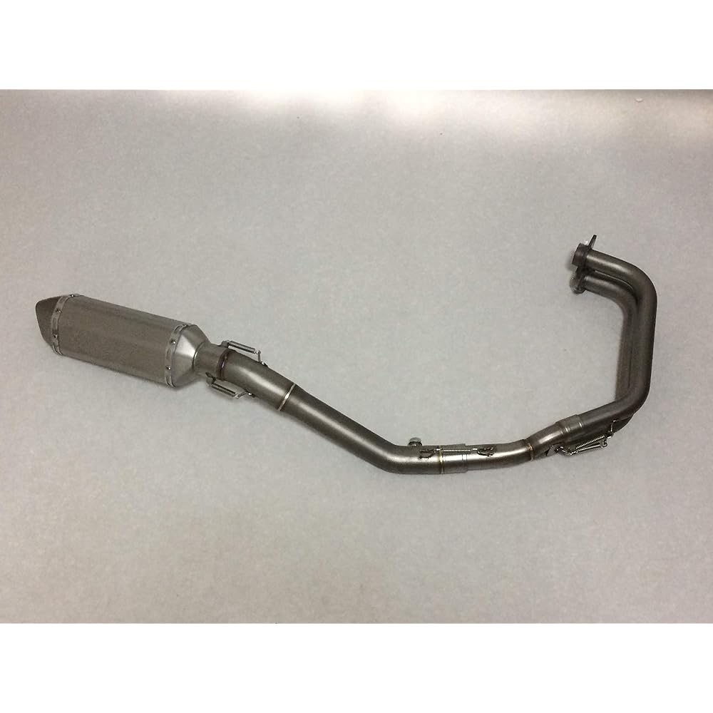 asiaparts.jp YZF-R25 Full Exhaust Muffler/Titanium Silencer Fake/Stainless Steel Exhaust Pipe/Stainless Steel Silencer