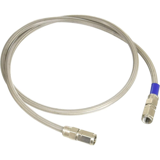 SWAGE LINE Easy Order Brake Hose General Purpose Hose Straight Fitting Stainless Steel Clear Hose 1000mm STK-1010M-1000
