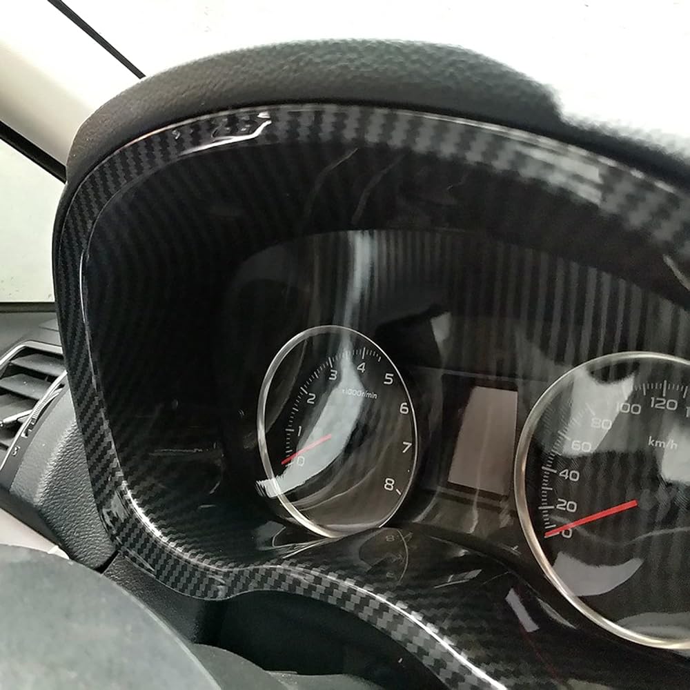 [HIGH FLYING] Subaru WRX S4 STI VA Series/Levogue VM/Forester SJ Series/Impreza GP Series/XV GP Systems, Dashboard Frame Trim, Garnish, 1 Piece, Carbon Fiber Pattern, ABS Cover, Rim (Carbon Fiber Pattern) (Carbon Fiber Pattern)