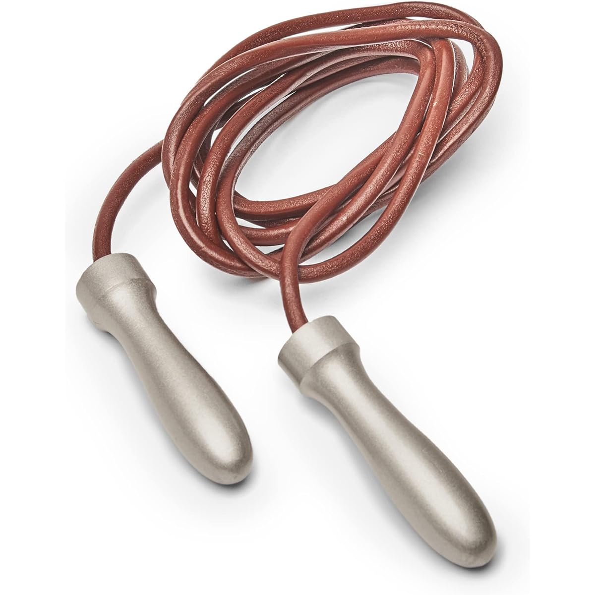 LEONE 1947 Boxing Training Jump Rope [PRO JUMP ROPE] Diameter 8mm Jump Rope Leather Rope Aluminum Handle Brown AT825 [Genuine Product]