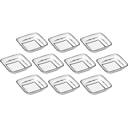 Set of 10 Zuiun square bowl [16×16×4.6cm] | Square bowl