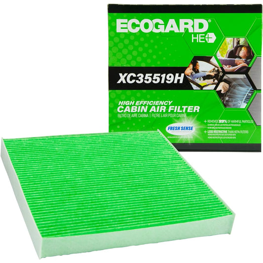 ECOGARD XC35519H Efficient Cabin Air Filter + Baking Soda Honda Accord Cord CR-V Odyssey Pilot Ridge Line Crosstour