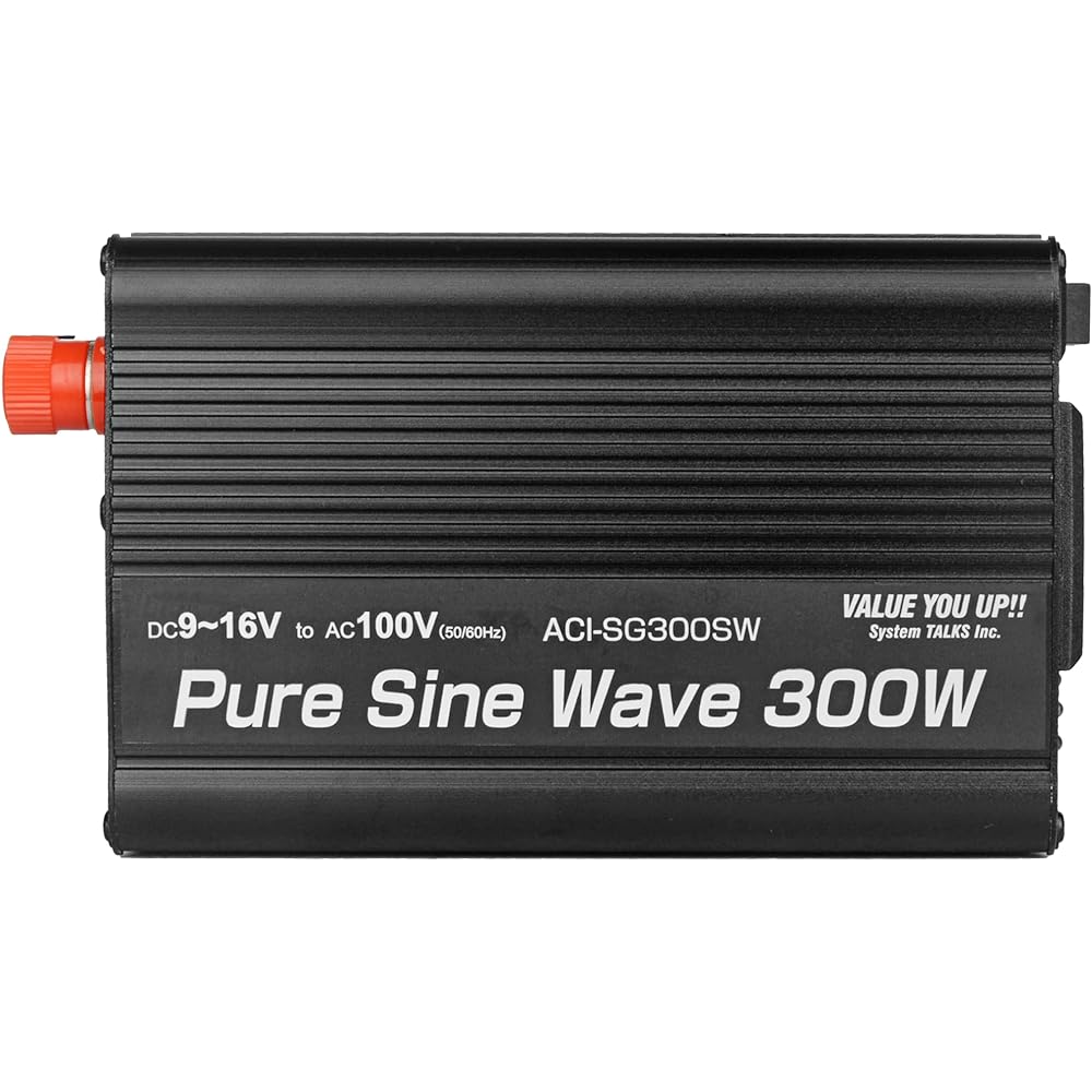 Amazing inverter 300W sine wave Compatible with battery operation Ultra low noise ACI-SG300SW