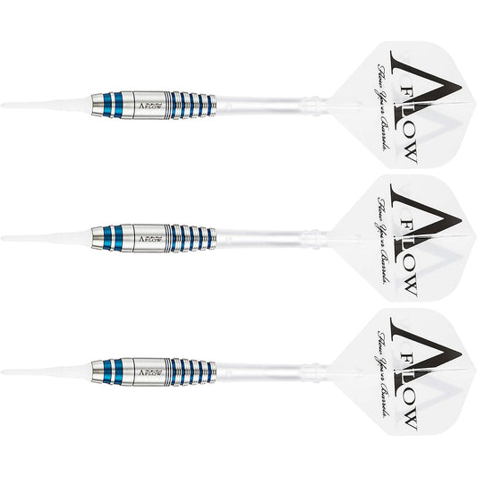 DYNASTY A-FLOW SILVER LINE EARTH TURQUOISE Turquoise 2BA Soft Dart Barrel