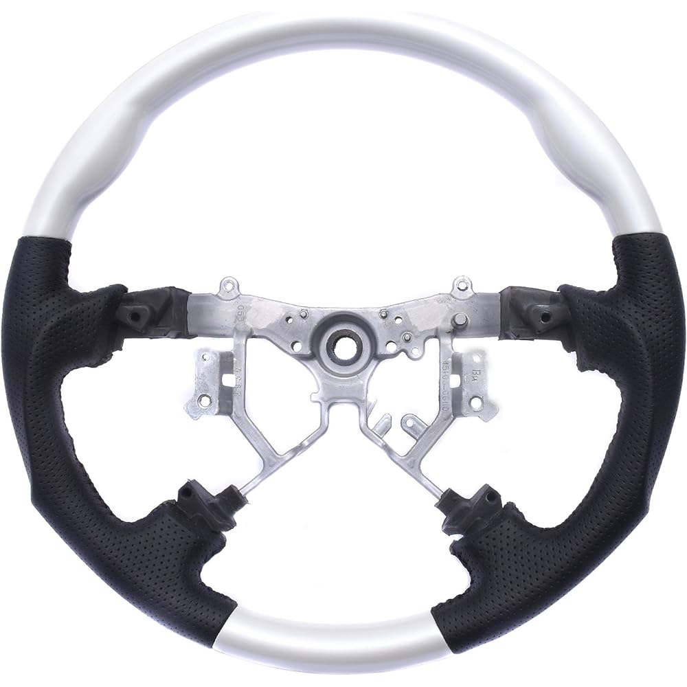 LANBO Steering Toyota Hiace 200 Series Regius Ace 4 Type Gun Grip White Pearl Crystal Shine 070 Dress Up Custom Parts Genuine Replacement LSTH200-070