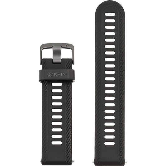 Replacement band for Garmin Forerunner 955 Black Slate [Japanese genuine product] Band size 22mm