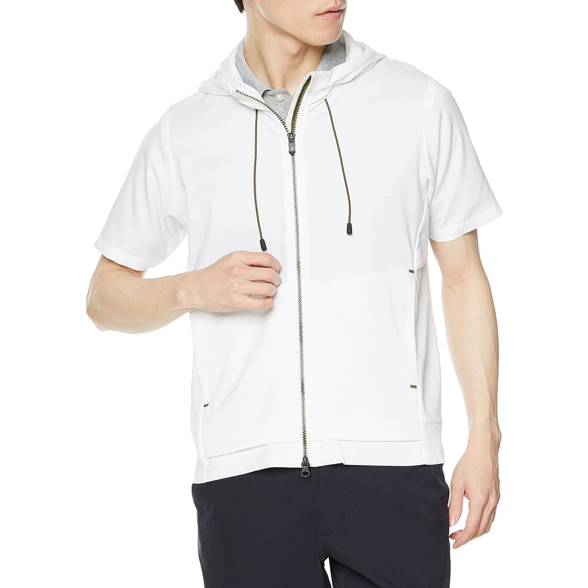 [Mizuno] Golf Wear Water Repellent Stretch Short Sleeve Hooded Blouson Water Repellent Stretch Outerwear E2MEA001 Men's