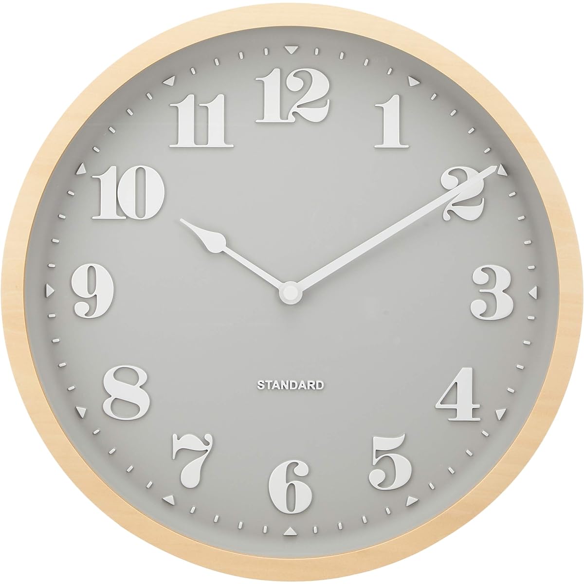 Interform Wall Clock Radio Clock Tovet CL-2125NA Wood Nuance Color Diameter 30cm