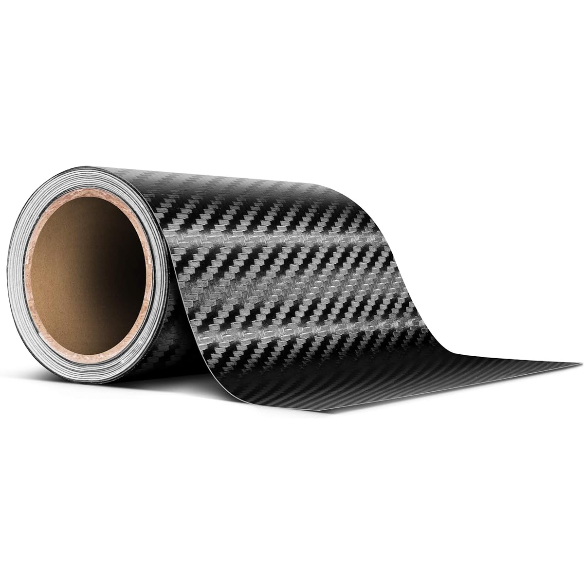 VVIVID Black Carbon Fiber Air Release Adhesive Vinyl Tape (4 inch x 20 feet)