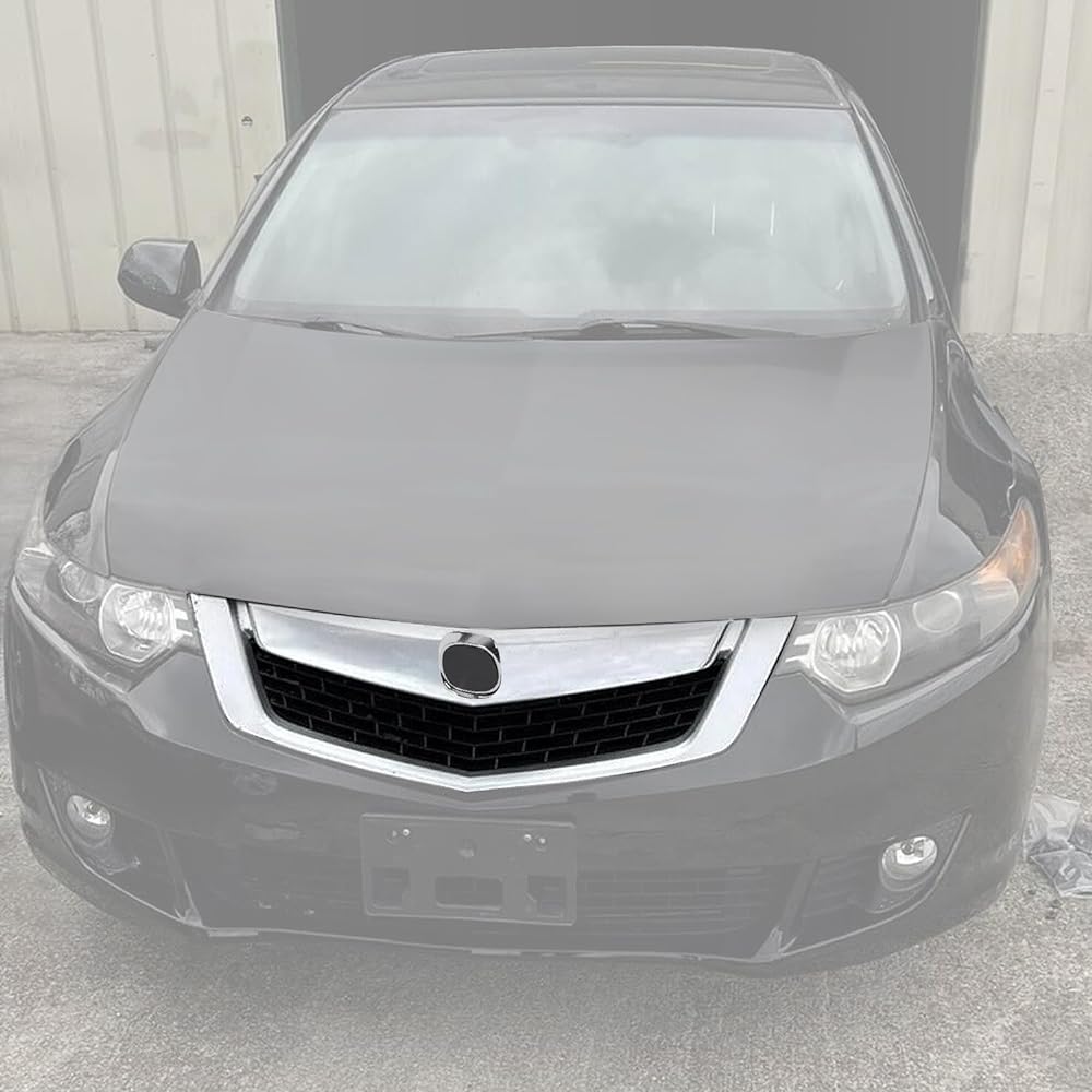 HECASA Front Grill 2009 2010 ACURA TSX Silver Plastic with Grill Molding Trim
