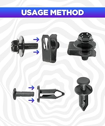 Engine Under Cover Splash Splash Shield Guard Body Body Body Body Body Splash Shield Guard Retainer Fender Liner Fastener Rivet Rivet Clip 35 pieces