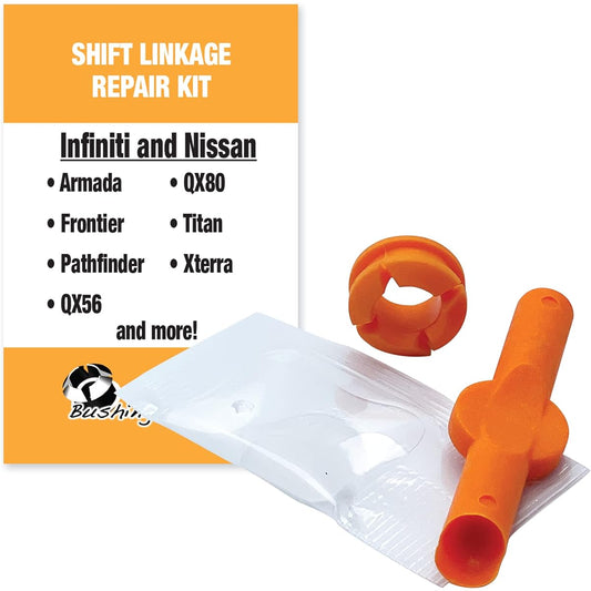 Bushingfix NI1KIT -Transmission Shift Cable Busher Repair Kit -Automatic Transmission Linkage Repair Kit Transmission Repair Kit Shifter Cable Bushing Fixed Shifter Rinkage Bushing Replacement