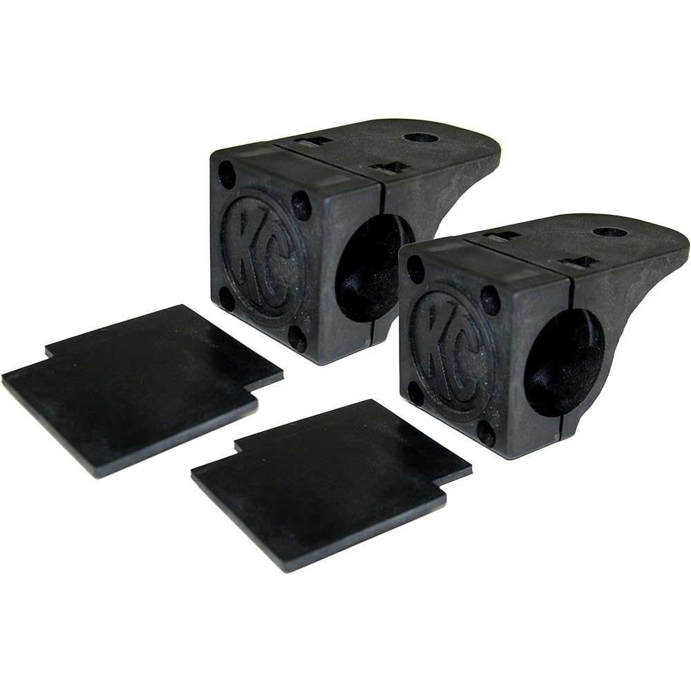 KC HILITES 73081 Tube Clamp Light Mount Bracket Set for 2.25 inches to 2.5 inches (pair)