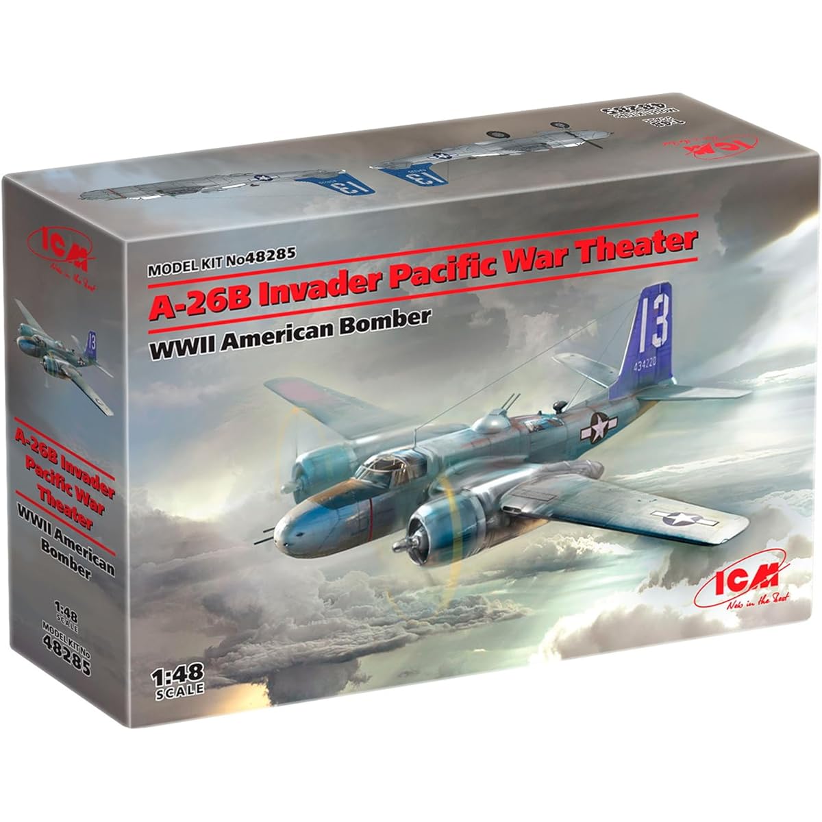 ICM ICM 1/48 US Air Force A-26 Invader Pacific War Plastic Model 48285