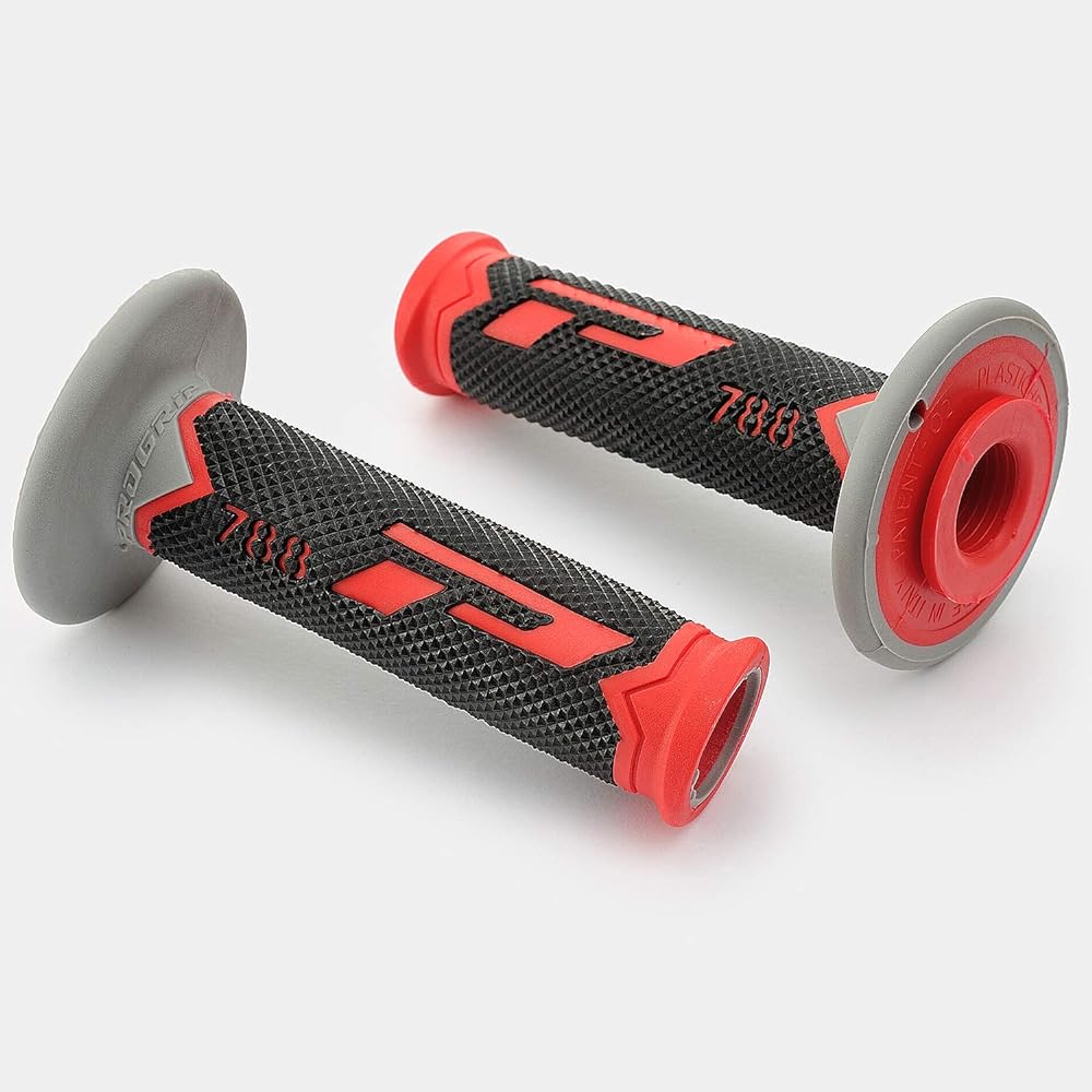 Daytona PROGRIP Motorcycle Handle Grip #788 Earthquake Resistant GEL 115mm End Penetration Type Red 98113