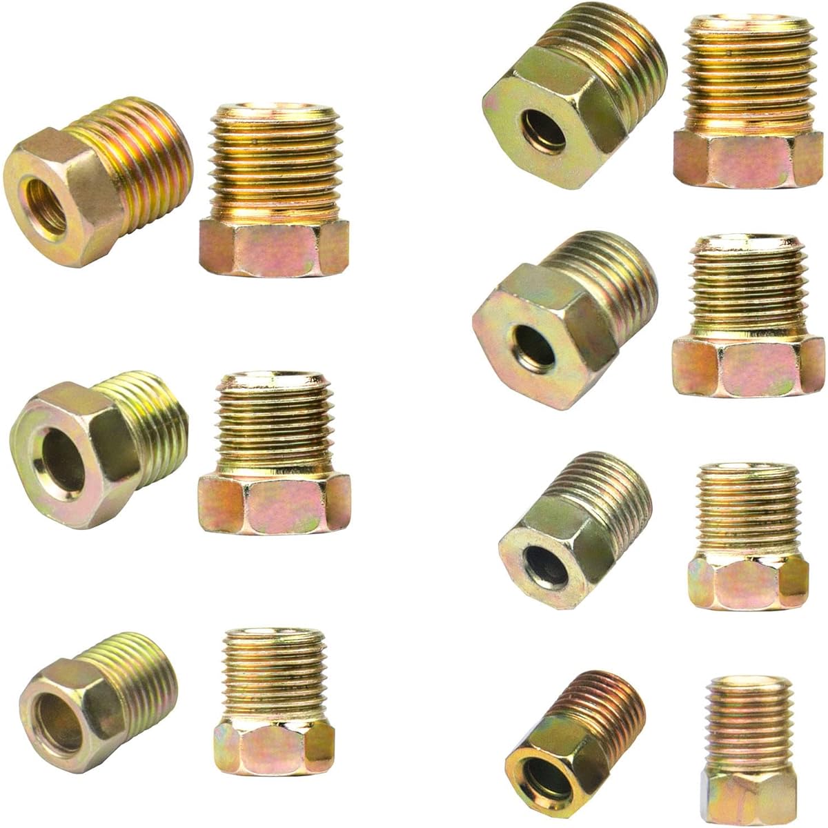MAHLER GATES 35 Peace Brake Line Contribution Nut 3/16 Inches and 1/4 inch brake line tubes