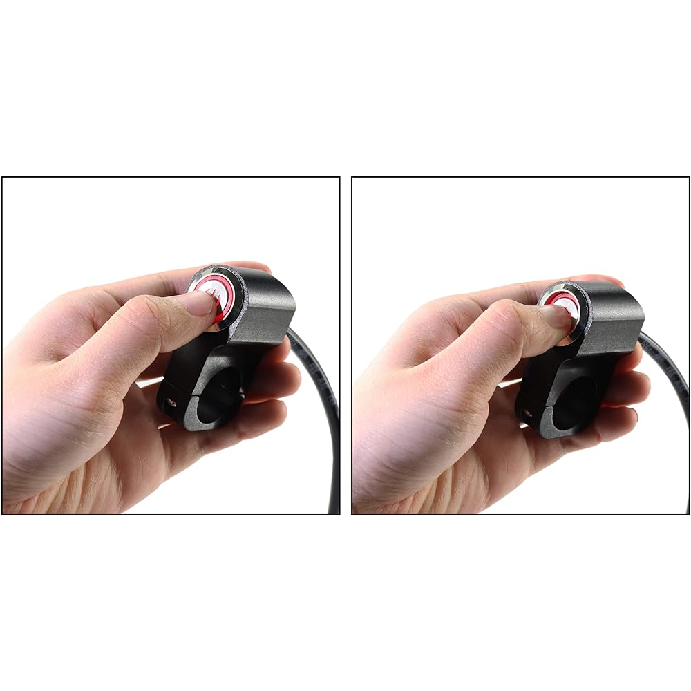 Headlight Fog Spotlight On/Off Switch Waterproof 16V 22mm Handlebar Motorcycle