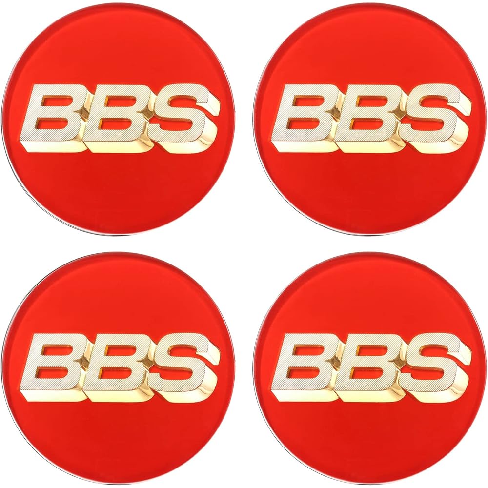 BBS BBS Center Emblem Red Φ56 No Ring Set of 4