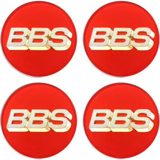 BBS BBS Center Emblem Red Φ56 No Ring Set of 4