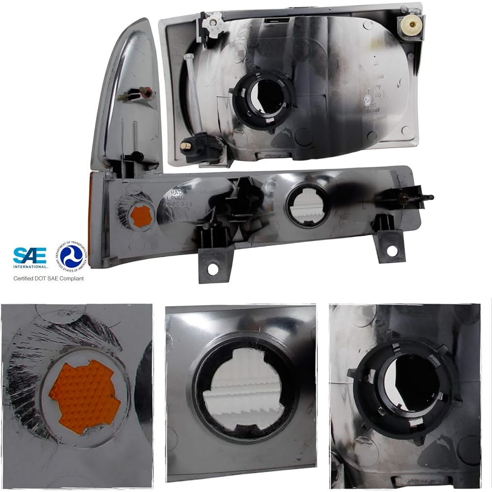 Ford Excression F250 F350 F450 Super Duty OE replacement headlight driver/passenger seat lamp pair