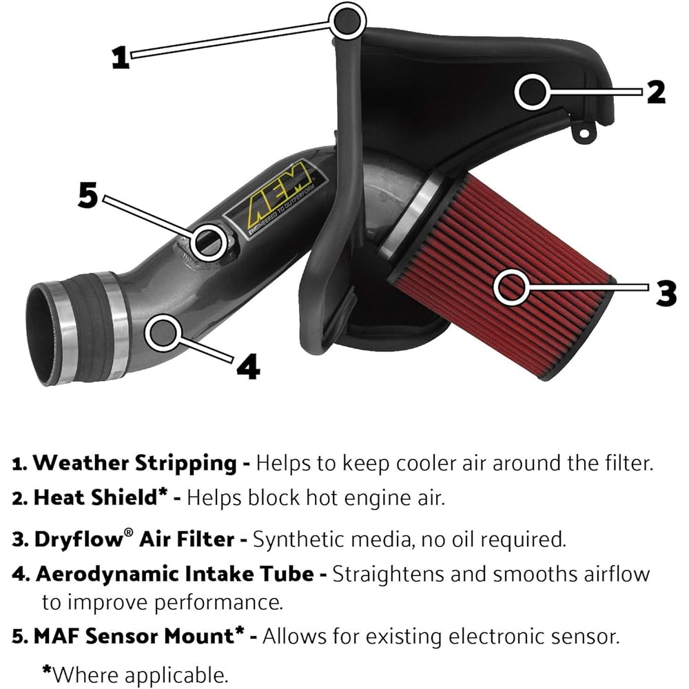 AEM (AEM-21-715C) Cold air intake system