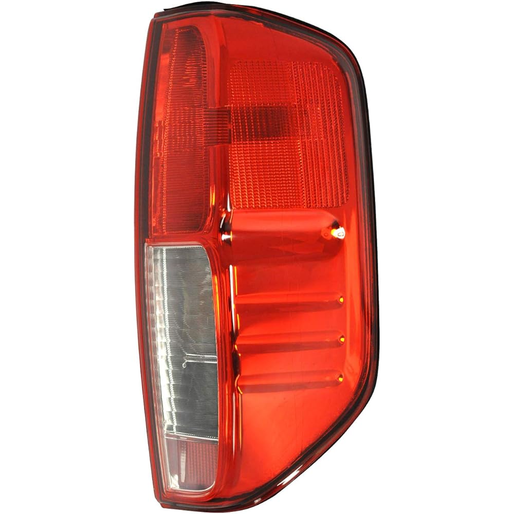 Highly reliable direct passenger side (RH) tail light assembly 2005-2014 Nissan Frontier NI2801170 With a light bulb
