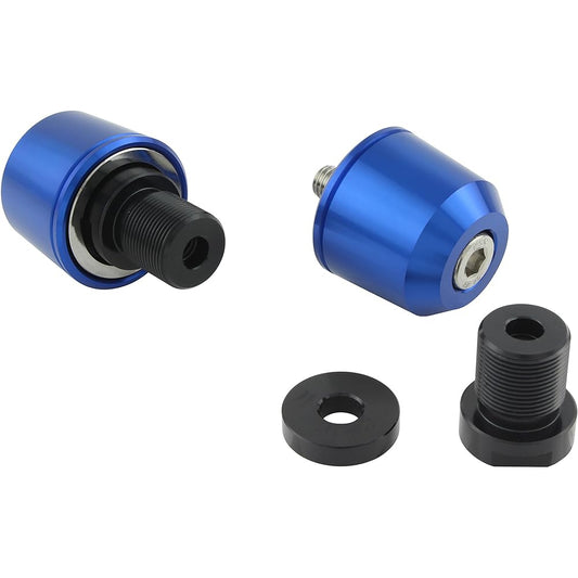POSH 032989-01 Handlebar End, Middle Weight, Kawasaki M17 Blue