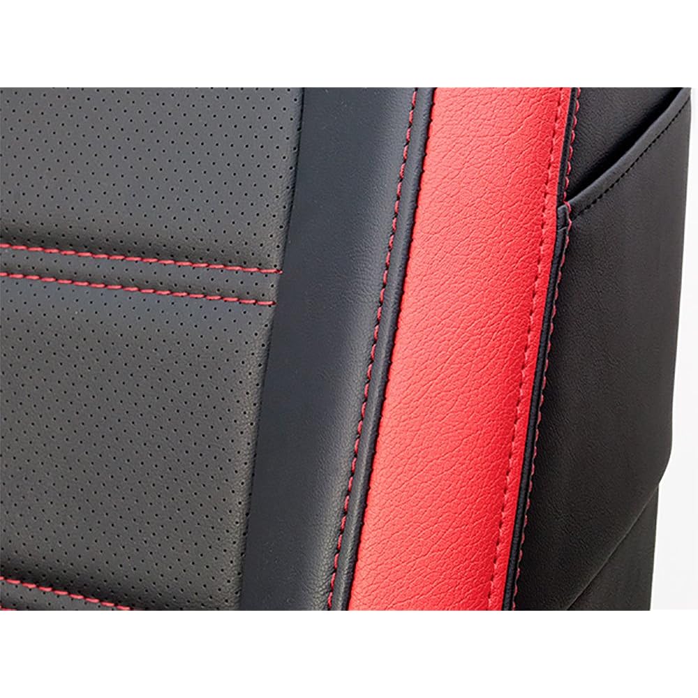 G'BASE Design Seat Cover Black x Red Daihatsu Copen LA400K Product Number: GSC-008