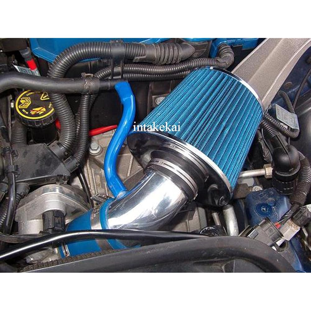 Intake KAI Performance Air Intake + Filter Cover 2002-2006 Mini Cooper Base Model 1.6 1.6L Engine (Black)