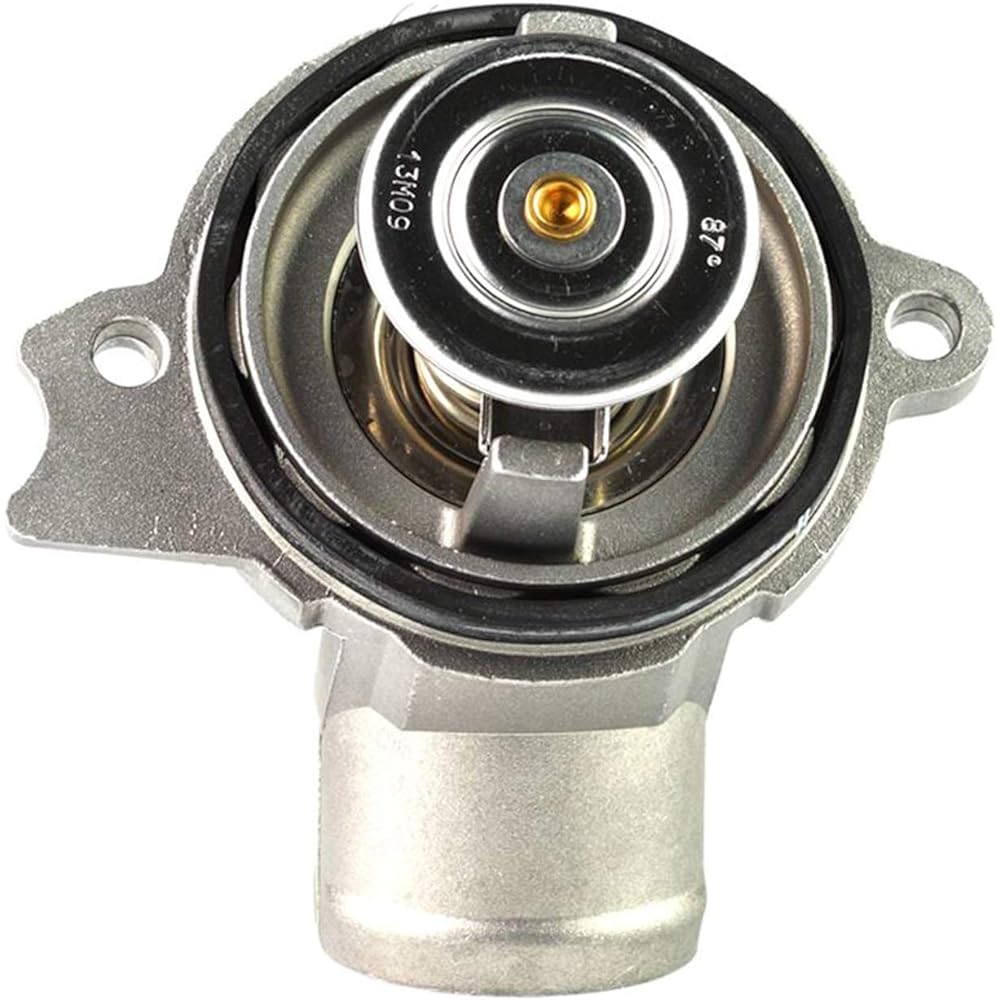 TOPAZ 1122030275 engine coolant thermostat with aluminum housing seal for Mercedes M112 M113