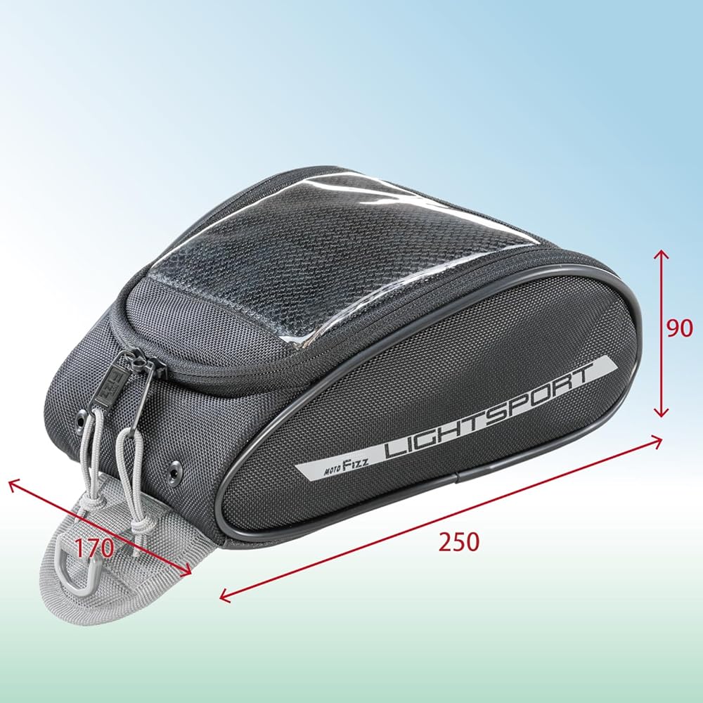 TANAX MOTOFIZZ Tank Bag Light Sport Tank Bag Black MFK-258