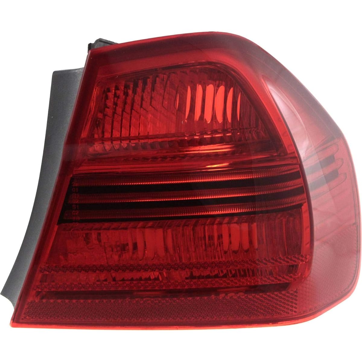 EVAN-FISCHER Tail Light Lens and Housing 2006-2008 BMW 323i Outer Sedan Support to the passenger seat side