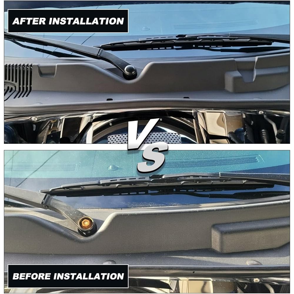 HECASA Wipelager Wiper Cowl 2008-2019 DODGE CHALLENGER Outer Grill Panel Cover