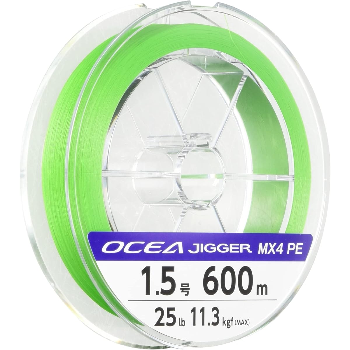 SHIMANO PE Line Osea Jigger MX4 600m No. 1.0~4.0 Lime Green PL-O94P Fishing Line