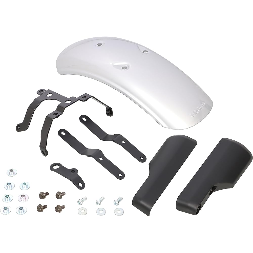 KITACO Front Fender Kit Silver Fork Cover Included Ducks 125 (JB04) 680-1320060