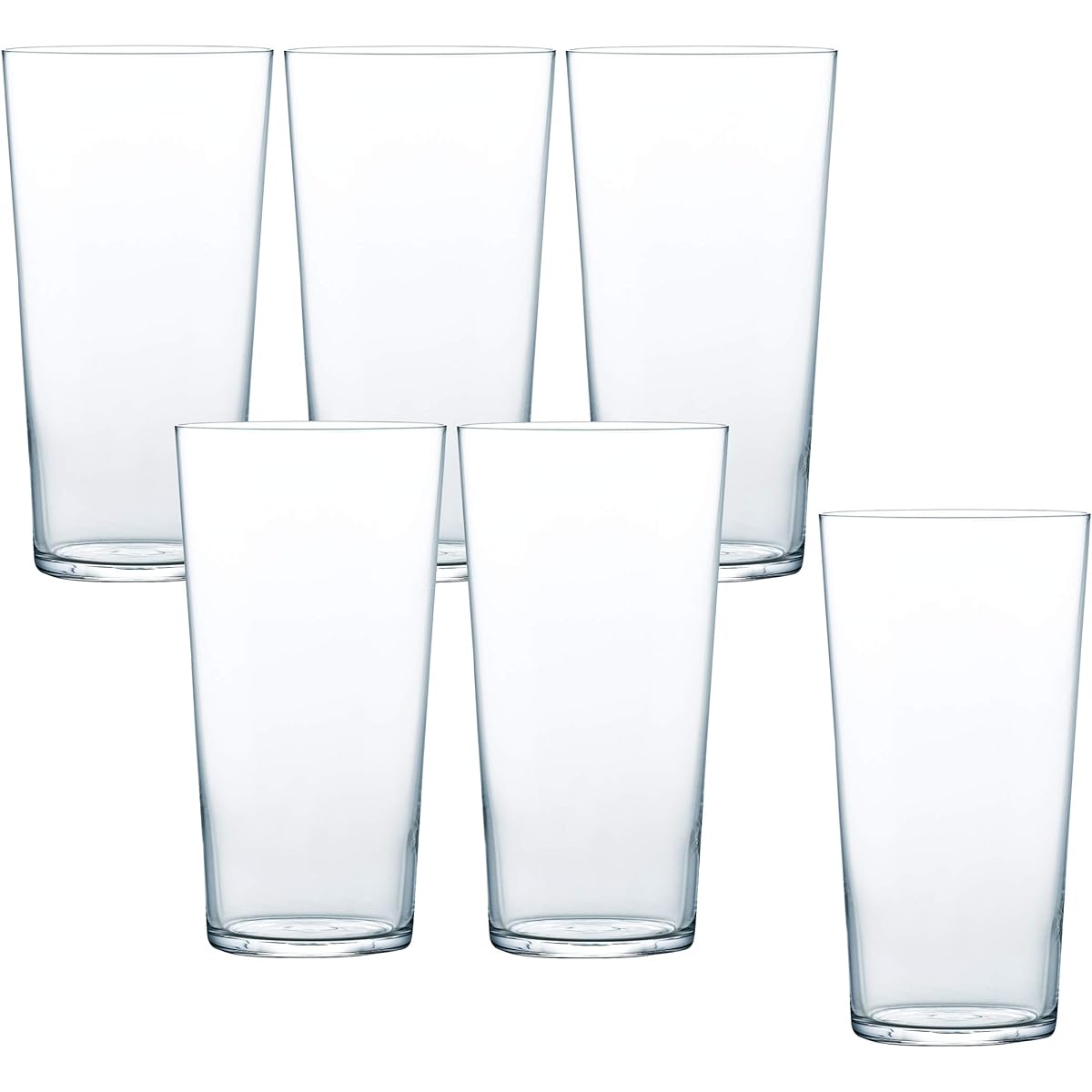 Toyo Sasaki Glass Whiskey Glass, Rocks Glass, Thin Ice, Light, 420ml, 6 Pieces, Unbreakable Cup, Dishwasher Safe B-21114CS