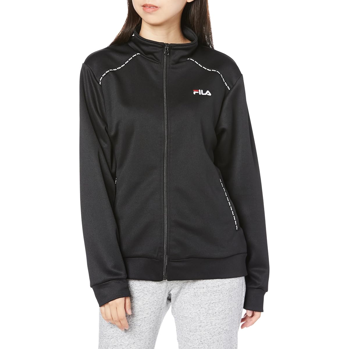 [Fila] Activewear Logo Piping Track Jacket 443620 Women's