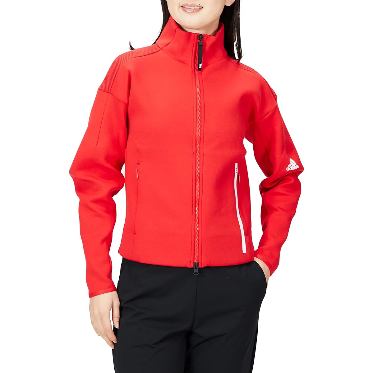 Adidas Jersey Top Z.N.E. Sportswear Track Top BG788 Women's