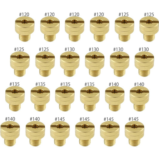 POSH Motorcycle Supplies Main Jet 6 Oversize Main Jet Set Mikuni (Marudai) TM/TMR/MJN24/TDMR/VM22 (8X9) 730512-10