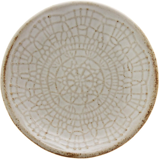 Hasami ware "Doily" plate (S) diameter 9.5cm, set of 5 46257